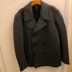 Zara Dark Gray Men’s Pea Jacket Size L